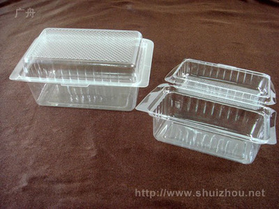 PET透明水果对折吸塑盒 水果包装盒 上海食品吸塑厂广舟塑料制品